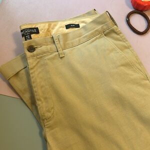 Jcrew mercantile men’s khaki chinos